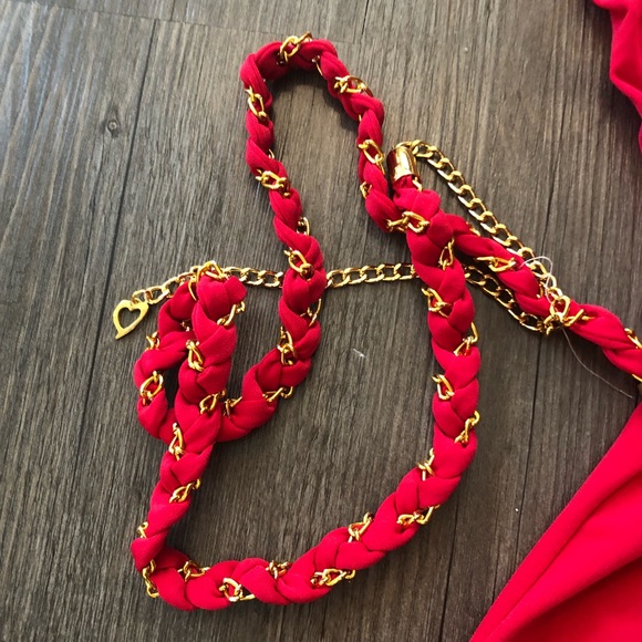 Cold Shoulder Studded Blouson Dress b95 - Picture 4 of 8